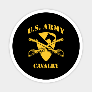 Mod.4 US Cavalry Army Branch Crossed Sabers Magnet